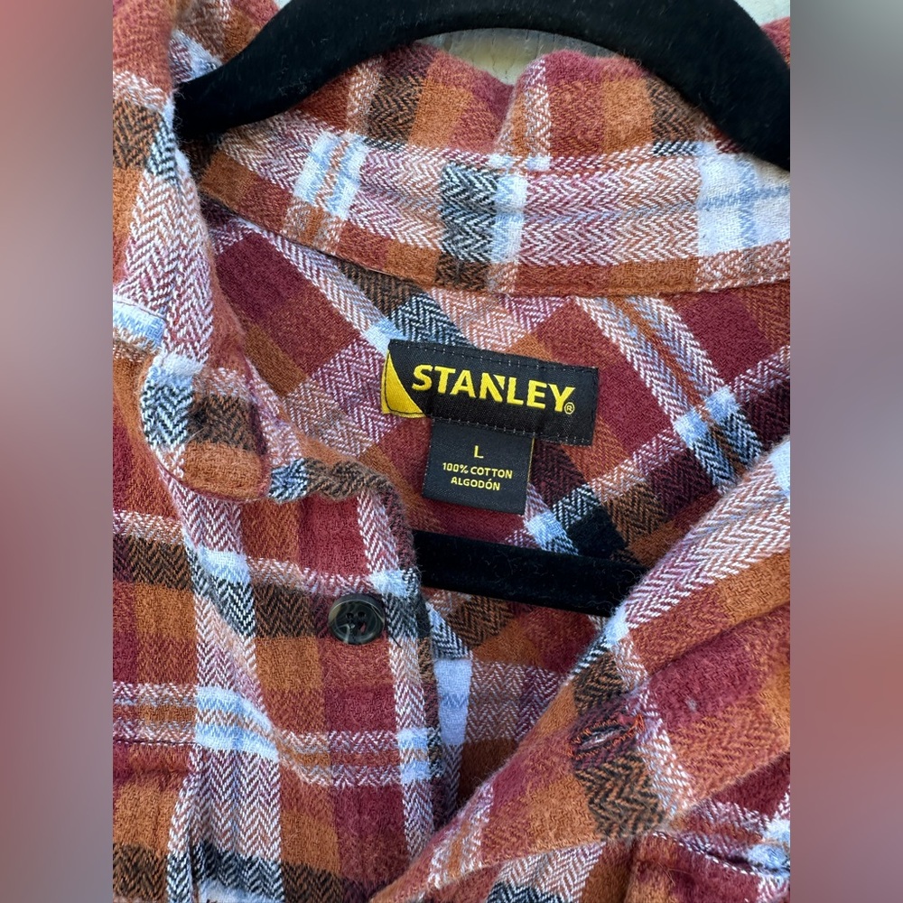 Stanley Cotton Plaid Button Down Flannel - Picture 3 of 7